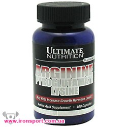 Аминокислоты Arginine Pyroglutamate Lysine (100 кап) - спортивное питание