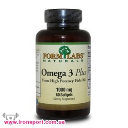 Витамины и комплексы Omega 3 PLUS (60 кап) - спортивное питание