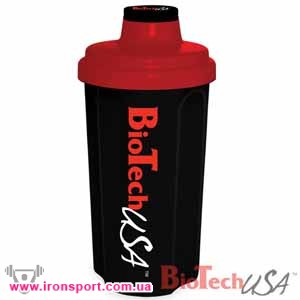 Спортивные аксессуары Шейкер BioTech (0,7 л) black-red - спортивное питание