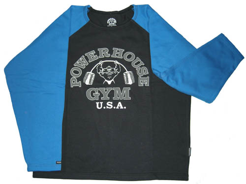 Реглан прямой черный с синим РН-012А (XL)