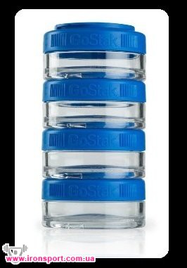 Спортивные аксессуары Контейнер BlenderBottle GoStak Starter (4 х 40 мл) - спортивное питание