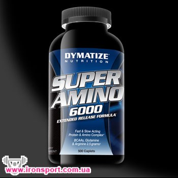 Аминокислоты Super Amino 6000 (500 таб) - спортивное питание