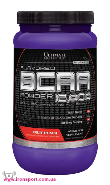 Амінокислоти BCAA 12000 powder (400 г) - спортивне харчування