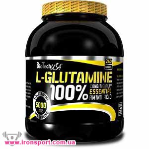 Глютамин 100% L-Glutamine (240 г) - спортивное питание
