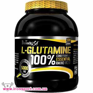 Глютамин 100% L-Glutamine (500 г) - спортивное питание