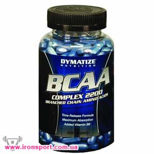 Амінокислоти BCAA Complex 2200 (200 таб) - спортивне харчування