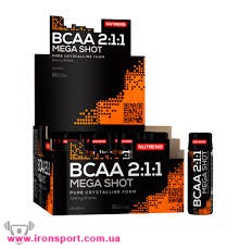 Аминокислоты BCAA mega shot (20 x 60 мл) - спортивное питание