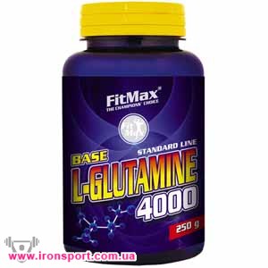 Глютамін Base L-Glutamine (250 г) - спортивне харчування