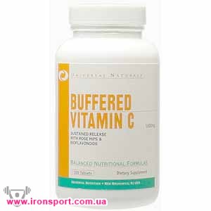 Витамины и комплексы Buffered Vitamin C (100 таб) - спортивное питание