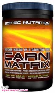 Для схуднення, карнітин Carni Matrix (200 г) - спортивне харчування