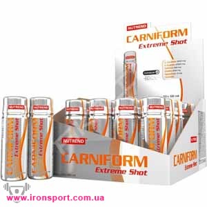 Для похудения, карнитин Carniform Extreme Shot (10 x 60 мл) - спортивное питание