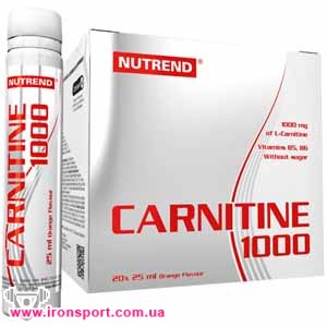 Для похудения, карнитин Carnitine 1000 (20 x 25 мл) - спортивное питание