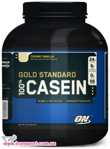 Протеины 100% Gold Standard Casein (1,8 кг) - спортивное питание