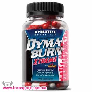 Для схуднення, карнітин Dyma-Burn Xtreme with Epx 200 (100 кап) - спортивне харчування