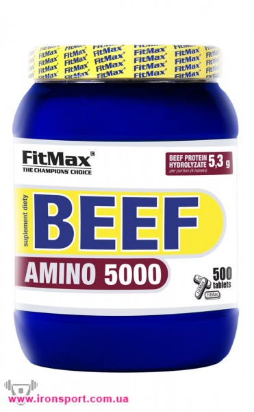 Амінокислоти Beef Amino 5000 (500 таб) - спортивне харчування