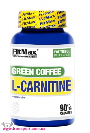 Для схуднення, карнітин Green Coffee L-Carnitine (60 кап) - спортивне харчування