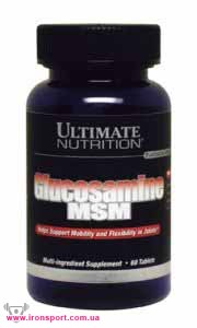Для суглобів Glucosamine & MSM (60 кап) - спортивне харчування