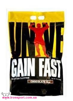 Гейнери Gain Fast 3100 (4500 г) пакет - спортивне харчування