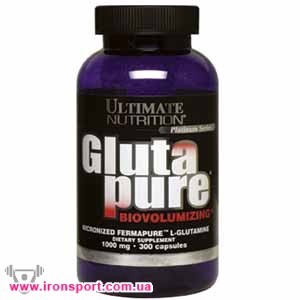 Глютамін Glutapure 1000 mg (300 кап) - спортивне харчування
