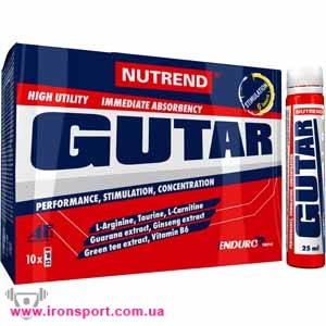 Энергетики GUTAR (10 x 25 мл) - спортивное питание