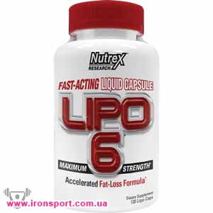 Для похудения, карнитин Lipo-6 maximum strength (240 кап) - спортивное питание