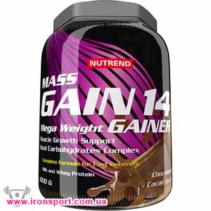 Гейнеры Mass Gain 14 (1000 г) - спортивное питание