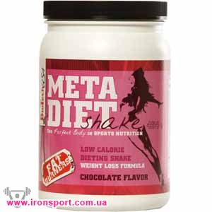 Для схуднення, карнітин Meta Diet Shake (454 г) - спортивне харчування