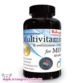 Витамины и комплексы Multivitamin for men (60 таб) - спортивное питание