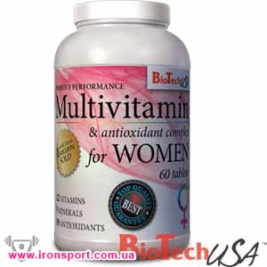 Витамины и комплексы Multivitamin for women (60 таб) - спортивное питание