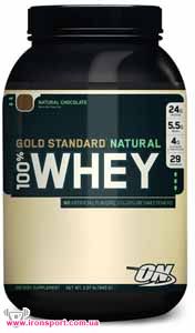 Протеины 100% Natural Whey Gold Standart (934 г) - спортивное питание
