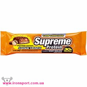 Батончики и напитки Supreme Protein® Bars (Chocolate Caramel Cookie Crunch) (50 г) - спортивное питание