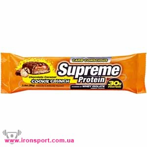 Батончики и напитки Supreme Protein® Bars (Chocolate Caramel Cookie Crunch) (50 г) - спортивное питание