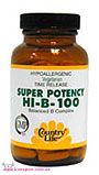 Вітаміни та комплекси SUPER POTENCY HI-B-100 (100 таб) - спортивне харчування