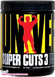 Для похудения, карнитин Super Cuts 3 (130 таб) - спортивное питание