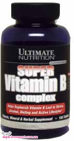Вітаміни та комплекси Super Vitamin B-сomplex (150 піг) - спортивне харчування