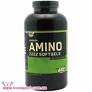 Амінокислоти Superior Amino 2222 softgels (300 кап) - спортивне харчування