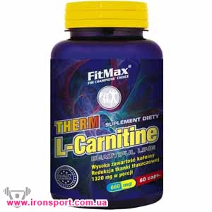 Для похудения, карнитин Therm L-Carnitine (60 кап) - спортивное питание