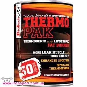 Для схуднення, карнітин Thermo Pak (30 пакетів) - спортивне харчування