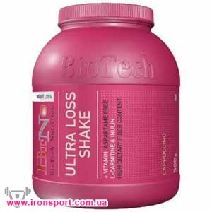 Для схуднення, карнітин Ultra Loss Shake (500 г) - спортивне харчування
