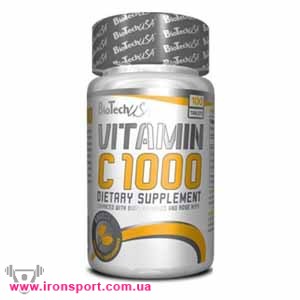 Витамины и комплексы Vitamin C 1000 Bioflavonoids (100 таб) new - спортивное питание