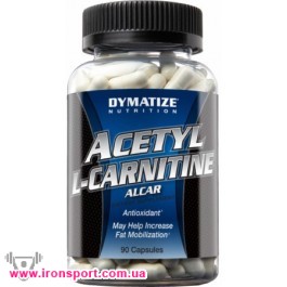 Для схуднення, карнітин Acetyl L-Carnitine (90 кап) - спортивне харчування