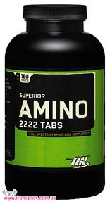 Амінокислоти Superior Amino 2222 Tabs (160 таб) - спортивне харчування