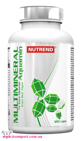 Витамины и комплексы Multimineral Aquamin (120 кап) - спортивное питание