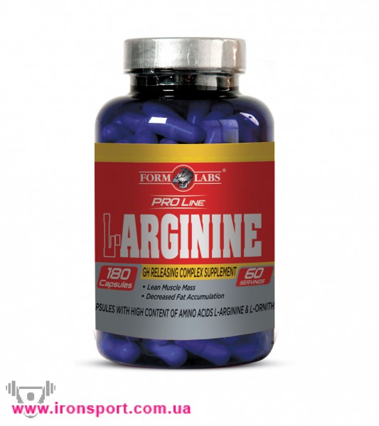 Аминокислоты L-Arginine (180 кап) - спортивное питание