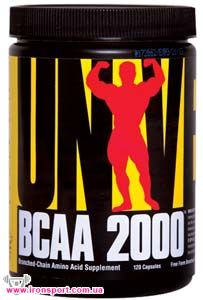 Амінокислоти BCAA 2000 (120 кап) - спортивне харчування