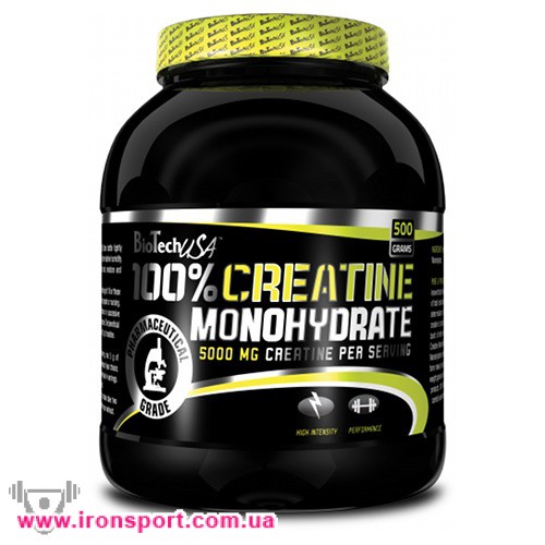 Креатин 100% Creatine Monohydrate (0,5 кг) - спортивное питание
