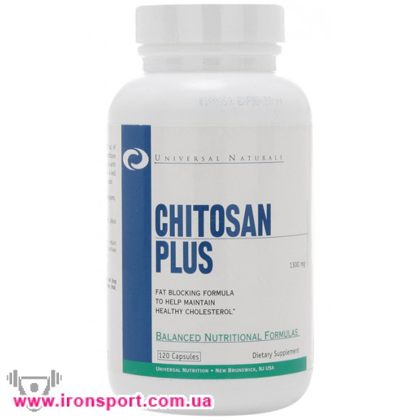Для схуднення, карнітин Chitosan Plus (120 кап) - спортивне харчування