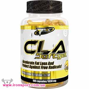 Для схуднення, карнітин CLA Softgel (100 капс.) - спортивне харчування