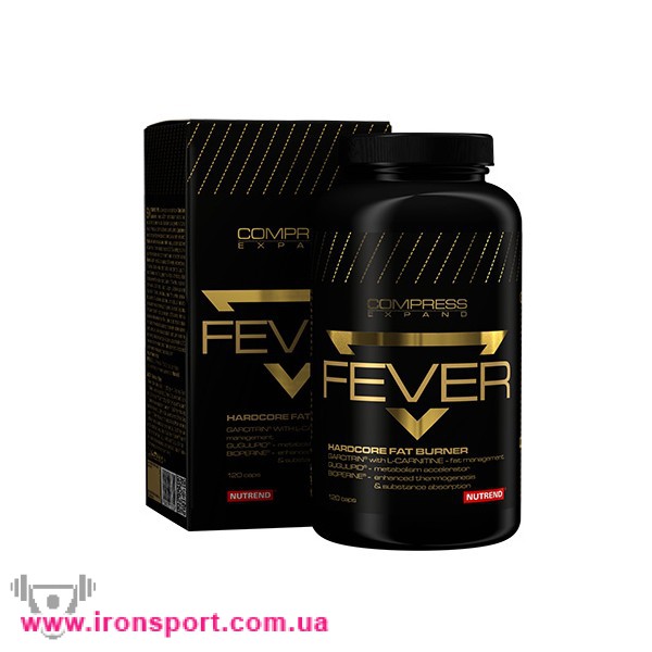 Для схуднення, карнітин Compress Fever (120 кап) - спортивне харчування