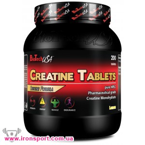 Креатин Creatine Tablets (200 таб) - спортивное питание